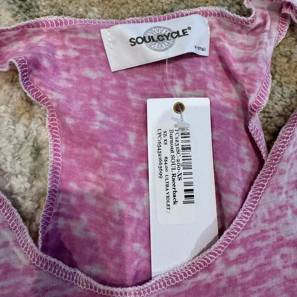 SoulCycle Pink Graphic Tank Top - Picture 2 of 3